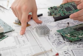 PCB Designer working on details